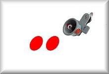 lighting insert red, 2 items