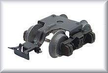 Bogie complete suitable at waggon 331, 332, 334, bow coupling burnished, according to Koll from 1941 till 1946, price per piece.