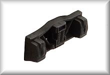 Side panel for bogie 331, 332, 334, black, cast zinc. Price per item.