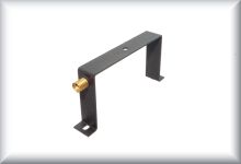 Sheet metal strap for engine mounting, black, price per piece.