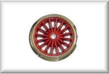 Drive wheel for one locomotive, small version, M&auml;rklin repairing kit, price per piece.