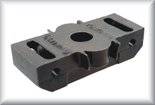Front axle carrier for HR 800 NK or front / rear axle carrier for SK 800 NK, without spring, die-cast zinc, price per item.