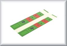 Labeling for operating unit crane 7051, price per pair