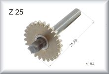 Repair gear axle length 21.70