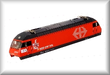 Märklin housing, 83460 Re 4/4 number 460 027-6 Joggeli