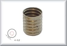 Lamp socket, nickeld and slotted, suitable for nearly all locomotives of the 800 and 3000 series, price per piece.